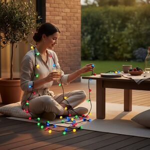 OUTDOOR & INDOOR COLORFUL SMALL BUBBLE LIGHTS